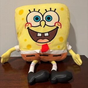 Sponge Bob Square Pants Yellow Plush Toy Favorite Collectible Cartoon Character
